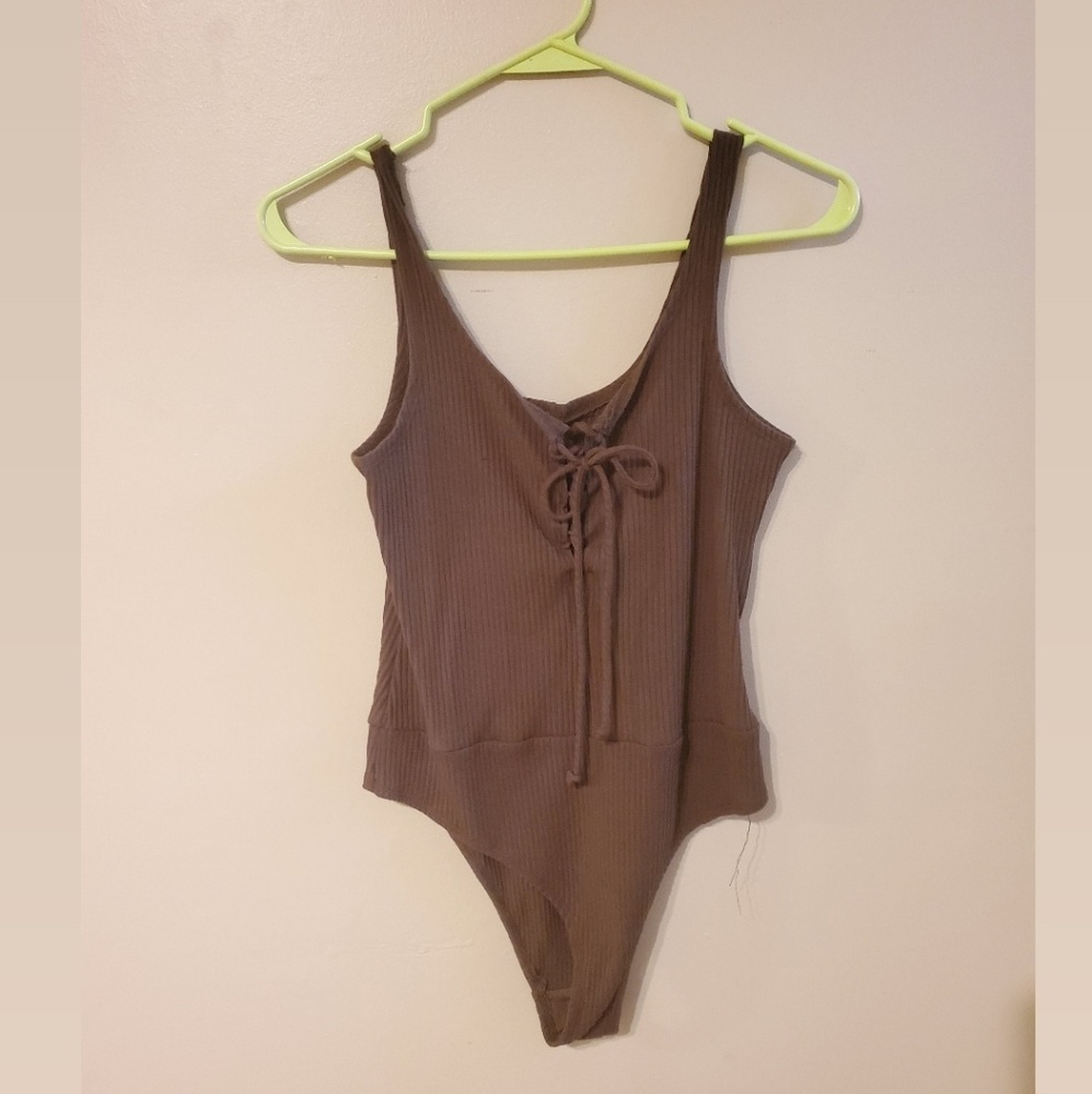Large Army green bodysuit